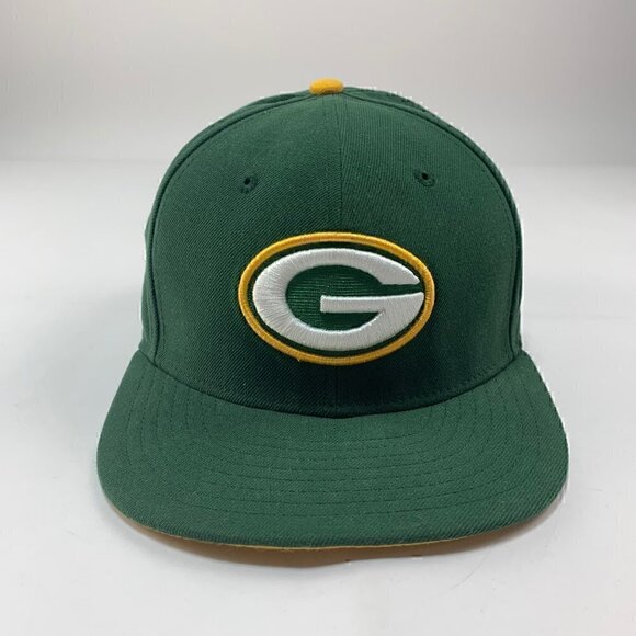 Green Bay Packers NFL Green New Era Fitted Hat Mens 7 3/4 - Picture 2 of 5